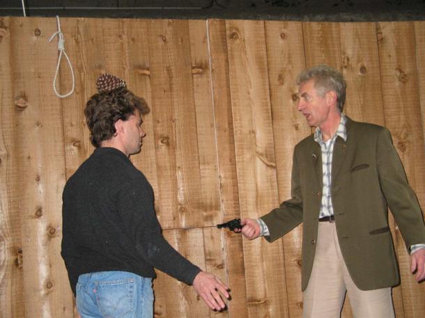 Jean Pierre Artur et Roland Lancelot dans Petits suicides entre amis